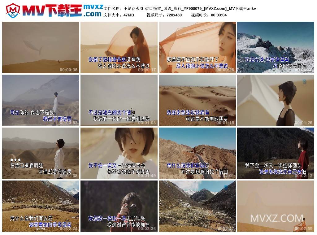 不是花火呀-借口挽留_国语_流行_YF900079